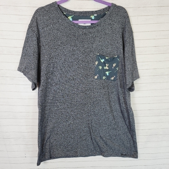 ON THE BYAS TROPICAL LADY TSHIRT, SZ XL - Picture 1 of 10